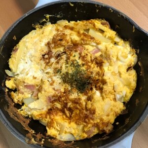 スキレットで作る！スパニッシュオムレツ